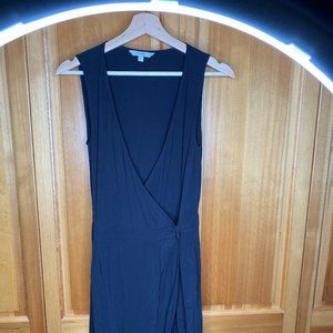 & Other Stories Black Wrap Dress